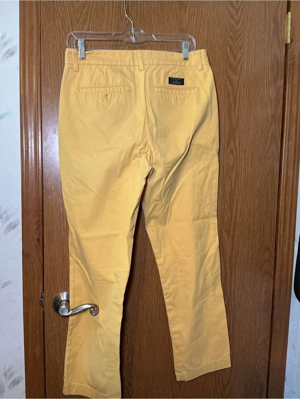 Banana Republic Aiden Fit Yellow Chino Pants Men's 31x30 Straight Casual